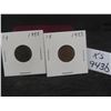 Image 1 : 1922 And 1923 Canada Pennies