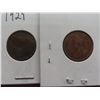 Image 2 : 5 Canada Small Cents: 1929, 1930, 1931, 1932, 1933