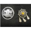 Image 4 : Silver Plated Jewelry Brooches Bracelet