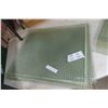 Image 2 : Frosted Type of Glass Antique 6 - 20" x 24" and 7 - Up to 11" x 21"