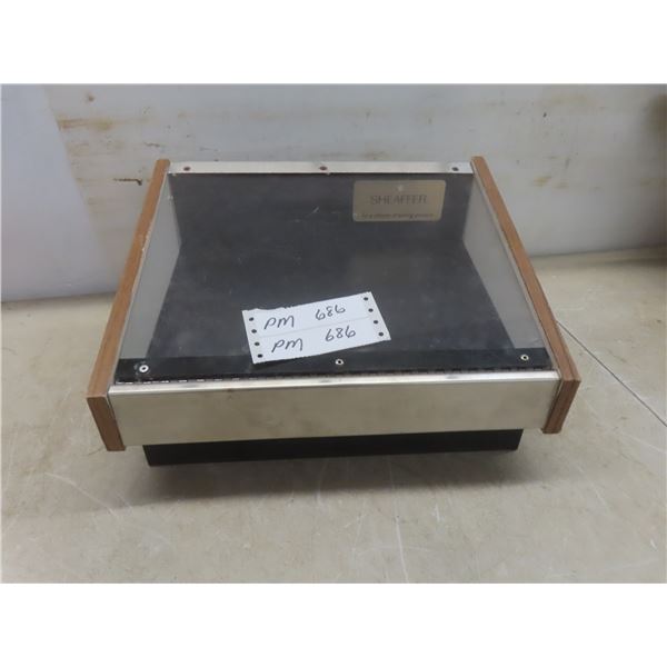 Display Case 12" x 14" x 8" Tapers to 4" With Plexi Glass Lid
