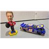 Image 4 : Dale Earnhardt Jr. Bobble Head, NAPA #15 Race Car 1/24 Die-Cast.