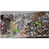 Image 1 : One Box With Miscellaneous Cabinet Hardware, Hinges and Door Knobs.