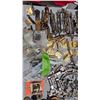 Image 3 : One Box With Miscellaneous Cabinet Hardware, Hinges and Door Knobs.