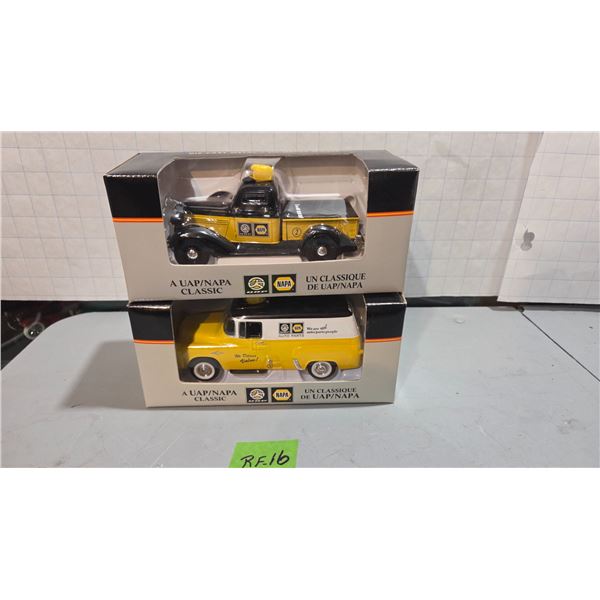 Two NAPA Die-Cast Delivery Vehicles - 1936 Dodge, 1957 Dodge.