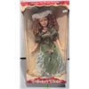 Image 1 : Collectors Choice 21 Inch Porcelain Doll Complete With Stand and Certificate of Authenticity.