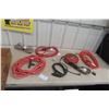 Image 1 : Extension Cords: 1 (50'), 1 (32'), 2 (10'), 1 (16') and Whitaker Retractable Trouble Light.