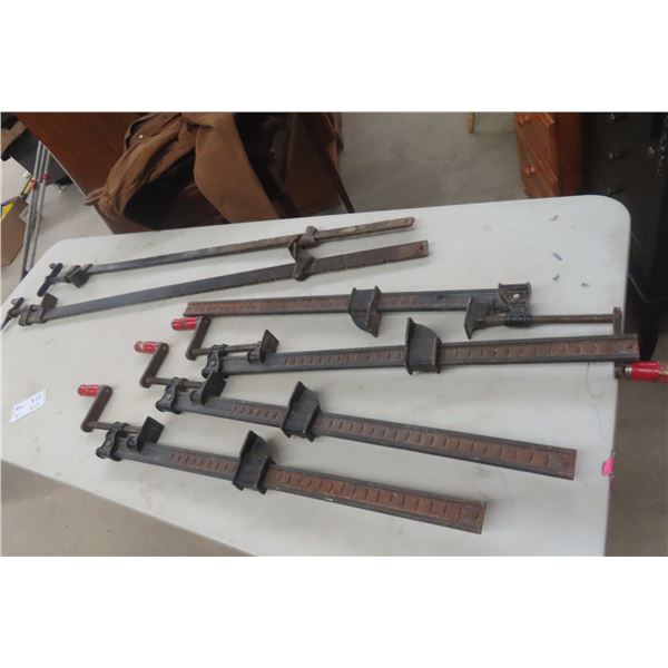 4 (30") Heavy-Duty Wood Clamps and 2 (40") Heavy-Duty Wood Clamps.