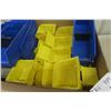 Image 3 : 20 Yellow 4" x 5" x 3" Storage Bins; 7 Blue 6" x 4" x 11" Bins; 3 Blue 4" x 4" x 11" Bins.
