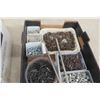 Image 4 : 3 Boxes Nuts, Bolts, Washers, Screws and Miscellaneous Hardware.