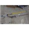 Image 1 : 14 1/2' Telescoping Painter's Handle and Extendable Tree Branch Saw/Trimmer.
