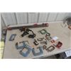 Image 1 : Over 20 Clamps, Springs, Pipe, 7 Sets of Door Handles