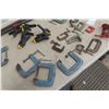 Image 3 : Over 20 Clamps, Springs, Pipe, 7 Sets of Door Handles
