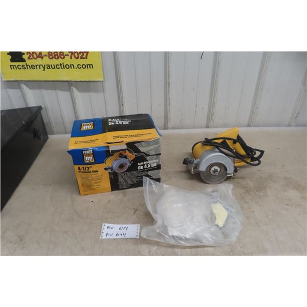 4 1/2" Diamond Saw.