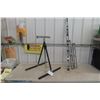 Image 1 : 48" Mastercraft Level, 28" Stanley Level, 24" Stanley Level, Roller Stand