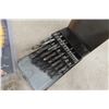 Image 2 : Assorted Drill Bits and 12" DeWalt and Assorted Saw Blades.