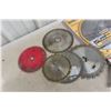 Image 5 : Assorted Drill Bits and 12" DeWalt and Assorted Saw Blades.