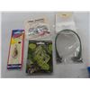 Image 2 : Fishing Gear: Lures, Casting Jig, Bait Worms, Fishing Line, Shears +