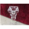Image 8 : Vintage Glass Flower Frog, Art Glass, Candle Holder, Red Rose Tea Figurines