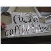 Image 9 : 2 Metal Signs, Sealed & Opened Adhesive Film, Wall Paper, Wall Decals +