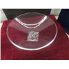 Image 4 : Vintage Mikasa Elite Art Deco Crystal V Shaped Vase 12" With Matching Fruit Bowl