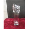 Image 6 : Vintage Mikasa Elite Art Deco Crystal V Shaped Vase 12" With Matching Fruit Bowl