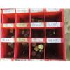 Image 11 : 2 Pigeon Hole Cabinets Full of Hardware 40 Hole Cabinet " and 36 Hole "
