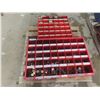 Image 1 : 2 Pigeon Hole Cabinets Full of Hardware 40 Hole Cabinet " and 36 Hole "