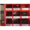 Image 5 : 2 Pigeon Hole Cabinets Full of Hardware 40 Hole Cabinet " and 36 Hole "