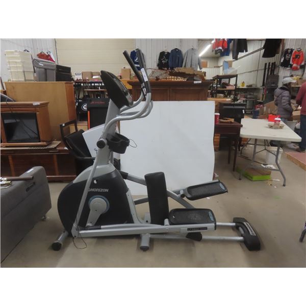 Horizon Exercise Machine, Flat Ellipse Stride Motion