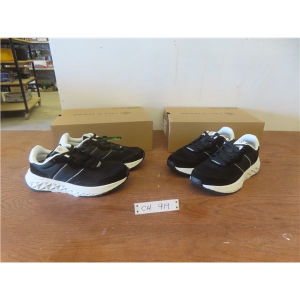 2 New Pairs Running Shoes Size 7 And 8