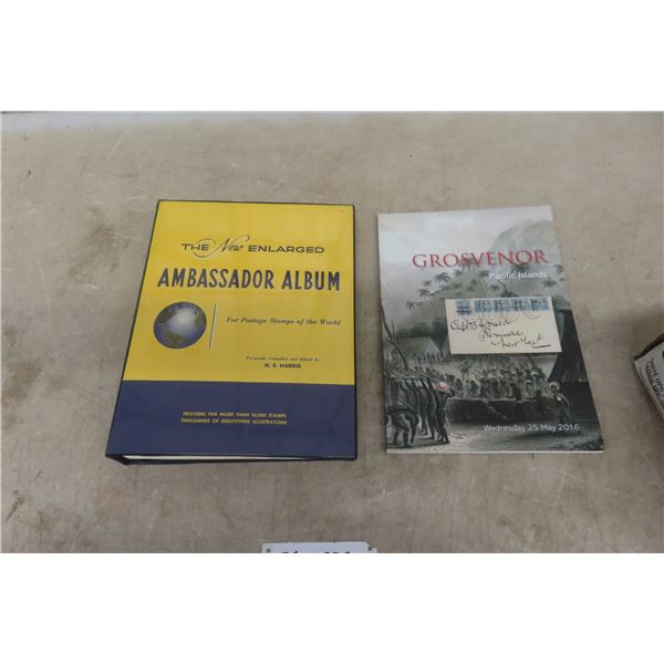 Grosvenor Auction of Pacific Islands Postage Stamp and Postage History With Ambassador Album for Po