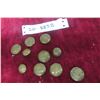 Image 1 : 10 Canadian Brass Military Buttons Marked United-Carr Canada (7 Large and 3 Small).