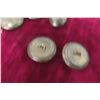 Image 4 : 10 Canadian Brass Military Buttons Marked United-Carr Canada (7 Large and 3 Small).