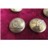 Image 2 : 5 Brass Royal Canadian Artillery Buttons.