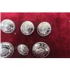 Image 2 : 11 Police Force Buttons Marked on the Back (Gaunt London). 5 Large and 6 Small.
