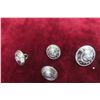 Image 3 : 11 Police Force Buttons Marked on the Back (Gaunt London). 5 Large and 6 Small.