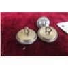 Image 5 : 11 Police Force Buttons Marked on the Back (Gaunt London). 5 Large and 6 Small.