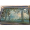 Image 4 : 1920s Maxfield Parrish Lithograph "Daybreak" (.5") in Original Frame, Plus Maxfield Parrish Book by