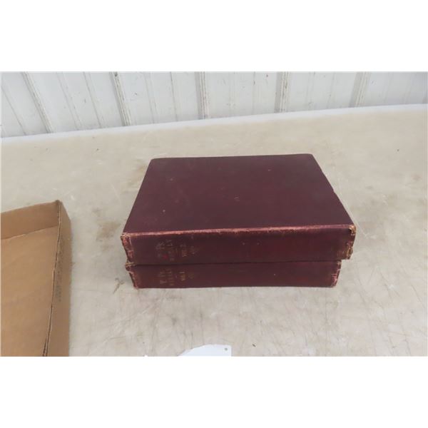 Two Volumes 1 & 2 T.P.’s Weekly Hardcover Books from 1903, London-Based Literary and Cultural Magaz