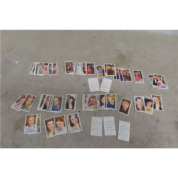 1936 Gallaher Ltd. Cigarettes Film Episodes 1–48 Tobacco Card Set and 1939 Gallaher Ltd. My Favorit