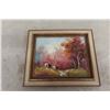 Image 1 : Oil Painting, Signed but Signature Illegible, 11.5" x 13.5".