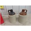 Image 1 : 2 Vintage Stoneware Whiskey Crock Jugs