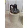 Image 2 : 2 Vintage Stoneware Whiskey Crock Jugs