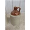 Image 3 : 2 Vintage Stoneware Whiskey Crock Jugs