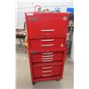 Image 1 : Mastercraft 3-Piece Rolling Tool Cabinet With Key 58" x 27" x 19".