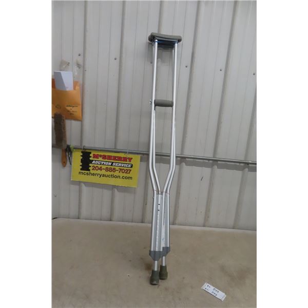 Set of Alum Crutches