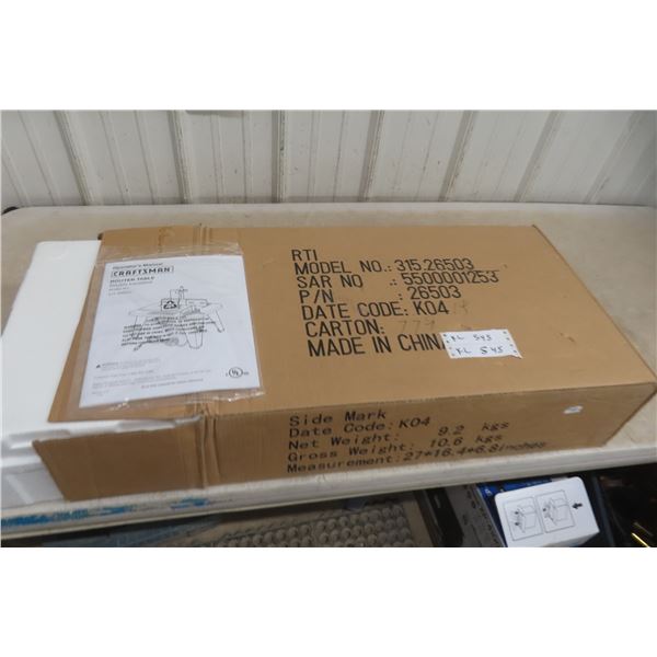 New-in-Box Craftsman Router Table.