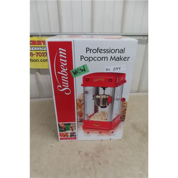 New Sunbeam Popcorn Maker.
