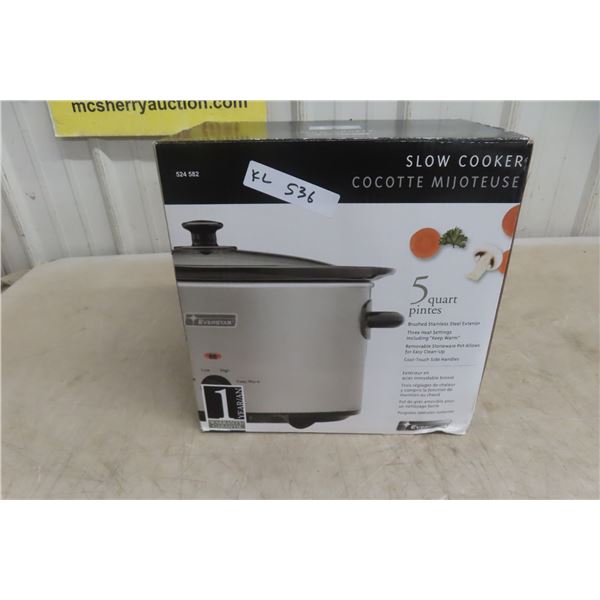 Everstar 5-Quart Slow Cooker.